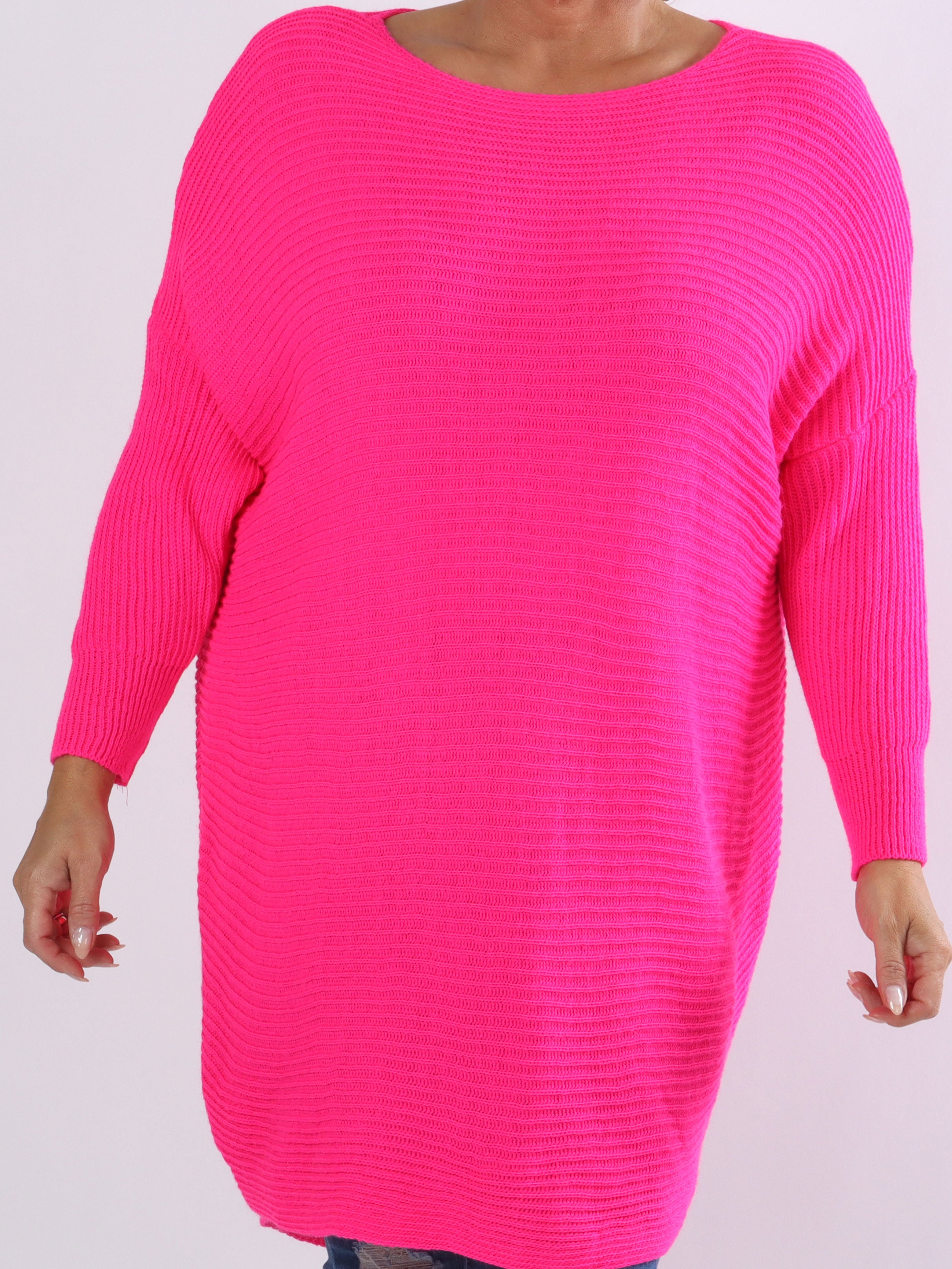 Teddy - Strikbluse med tætsiddende ærmer